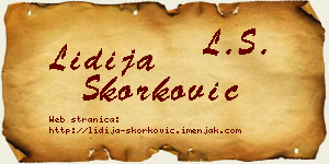 Lidija Skorković vizit kartica